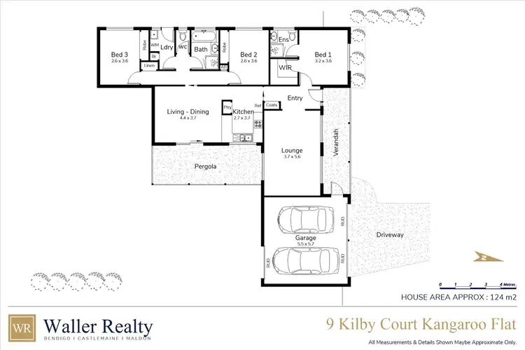 Floorplan of Homely house listing, 9 Kilby Court, Kangaroo Flat VIC 3555