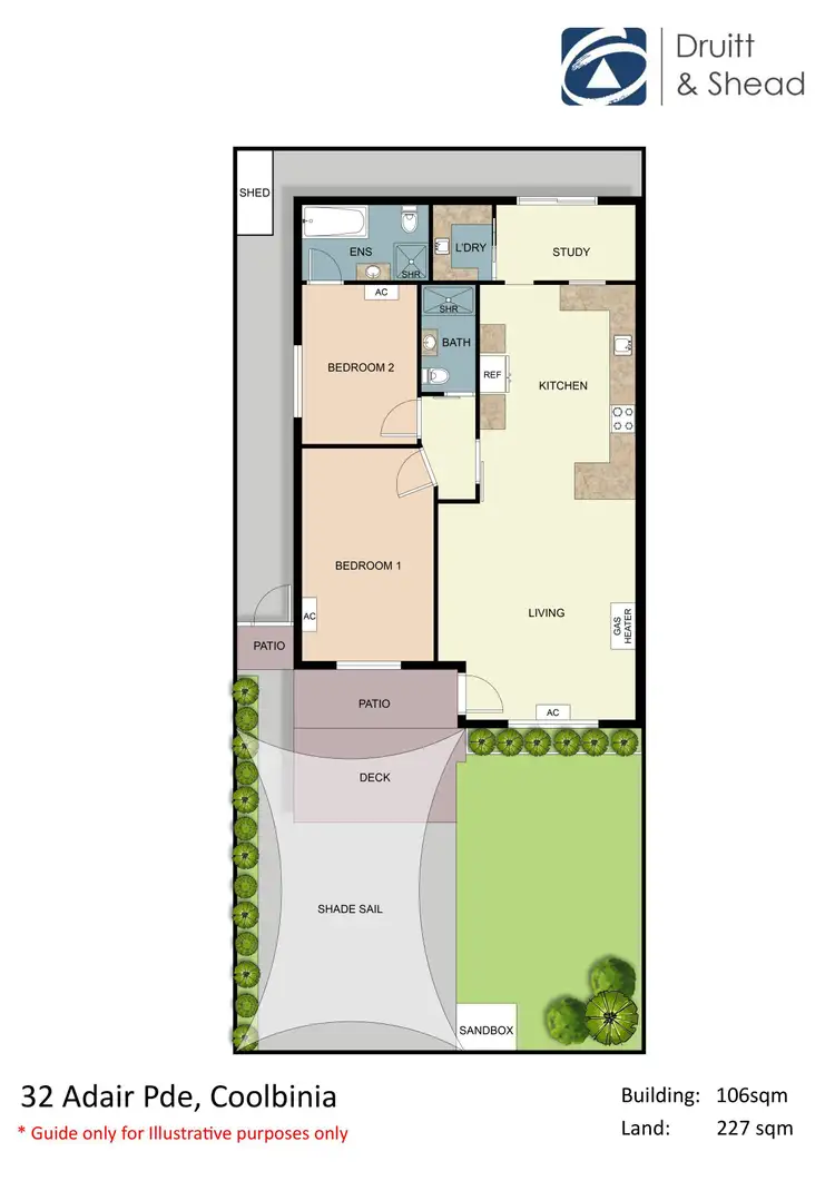 Floorplan of Homely semi-detached listing, 32 Adair Parade, Coolbinia WA 6050