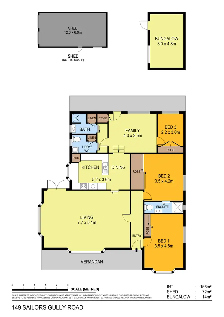 Floorplan of Homely house listing, 149 Sailors Gully Road, Sailors Gully VIC 3556