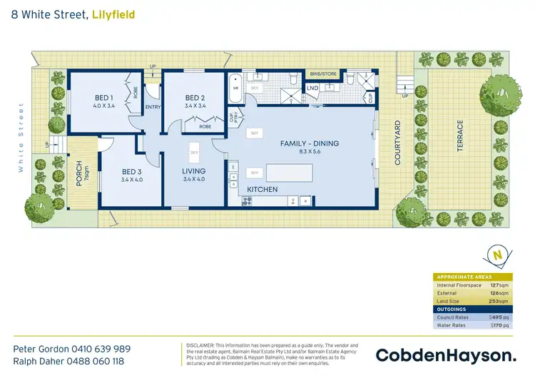 Floorplan of Homely house listing, 8 White Street, Lilyfield NSW 2040