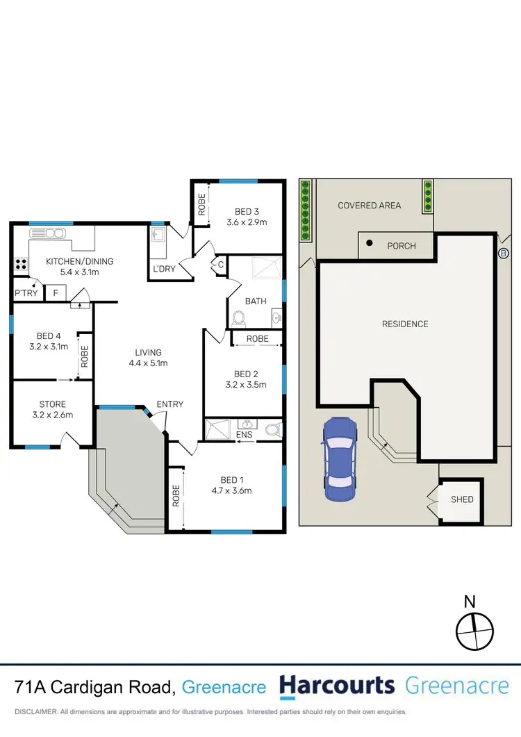 Floorplan of Homely house listing, 71a Cardigan Road, Greenacre NSW 2190