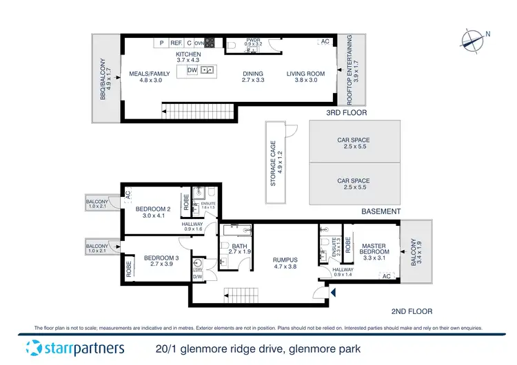Floorplan of Homely unit listing, 20/1 Glenmore Ridge Drive, Glenmore Park NSW 2745