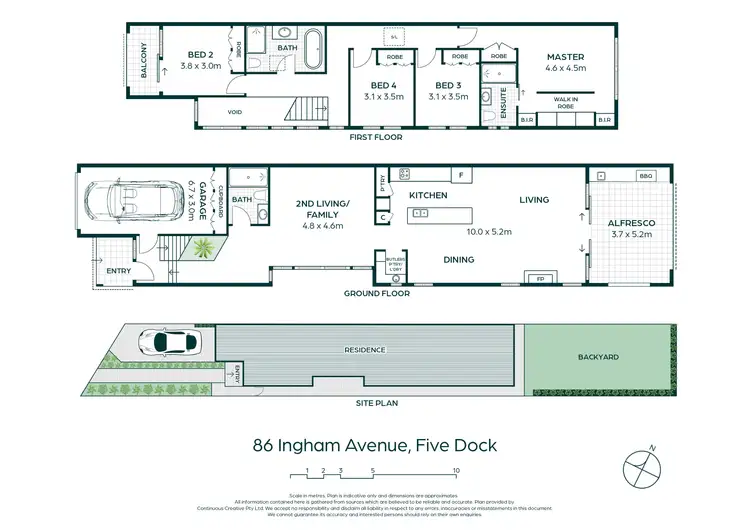 Floorplan of Homely house listing, 86 Ingham Avenue, Five Dock NSW 2046