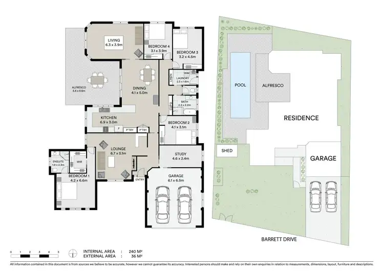 Floorplan of Homely house listing, 35 Barrett Drive, Lennox Head NSW 2478