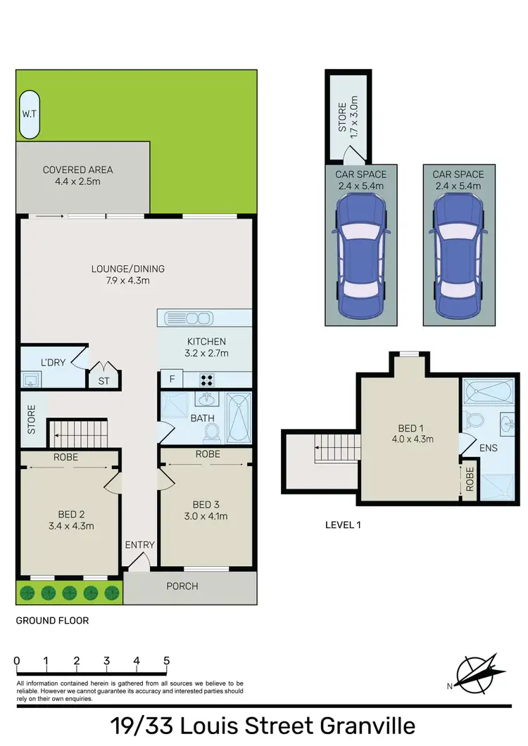Floorplan of Homely townhouse listing, 19/33 Louis Street, Granville NSW 2142