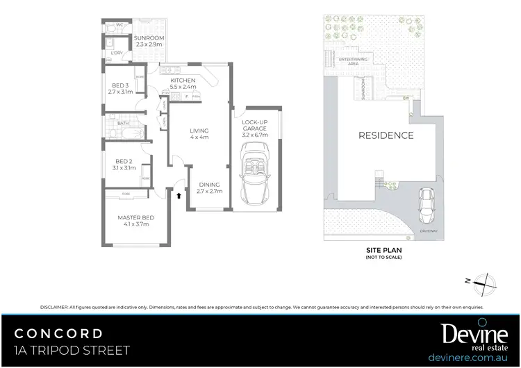 Floorplan of Homely house listing, 1A Tripod Street, Concord NSW 2137
