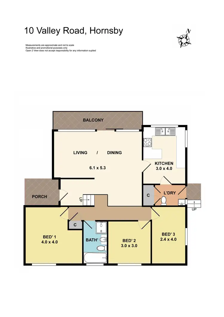 Floorplan of Homely house listing, 10 Valley Road, Hornsby NSW 2077