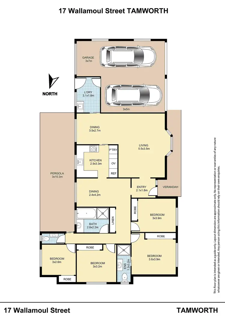 Floorplan of Homely house listing, 17 Wallamoul Street, Tamworth NSW 2340