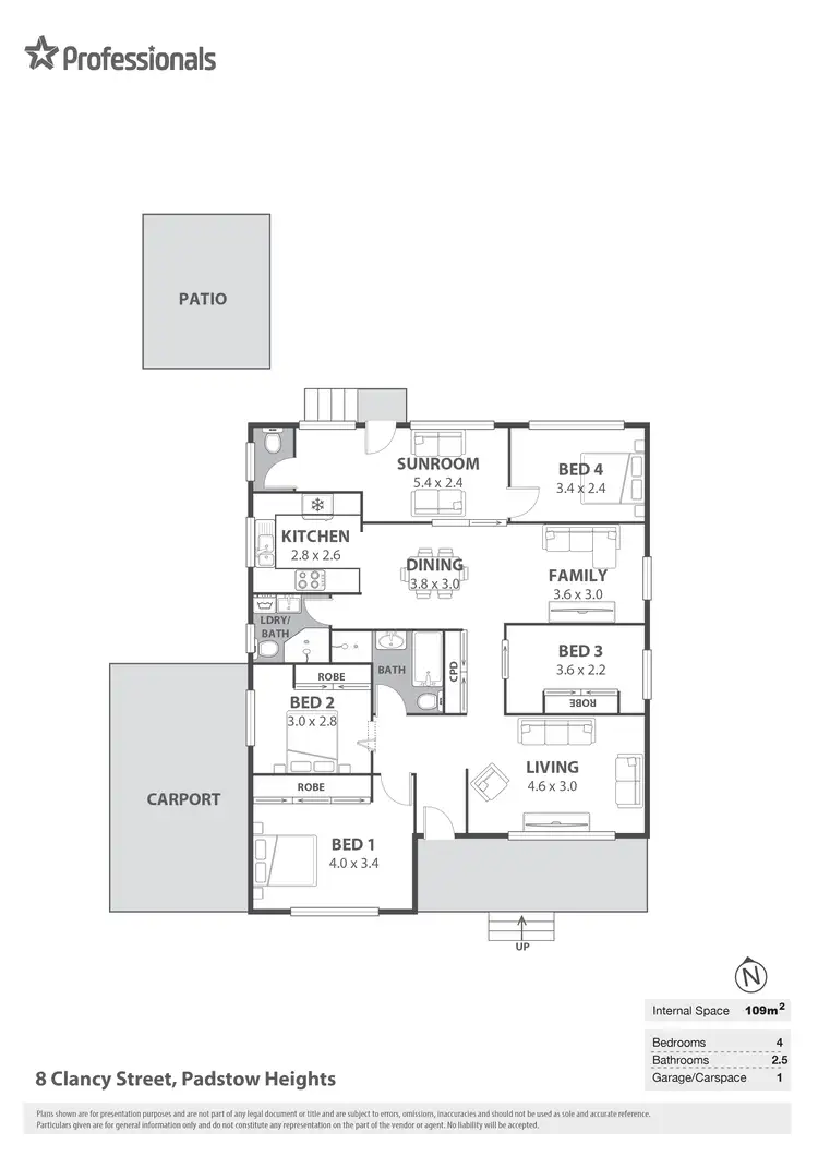 Floorplan of Homely house listing, 8 Clancy Street, Padstow Heights NSW 2211