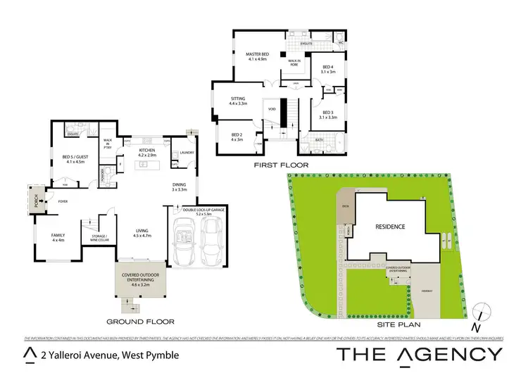 Floorplan of Homely house listing, 2 Yalleroi Avenue, West Pymble NSW 2073