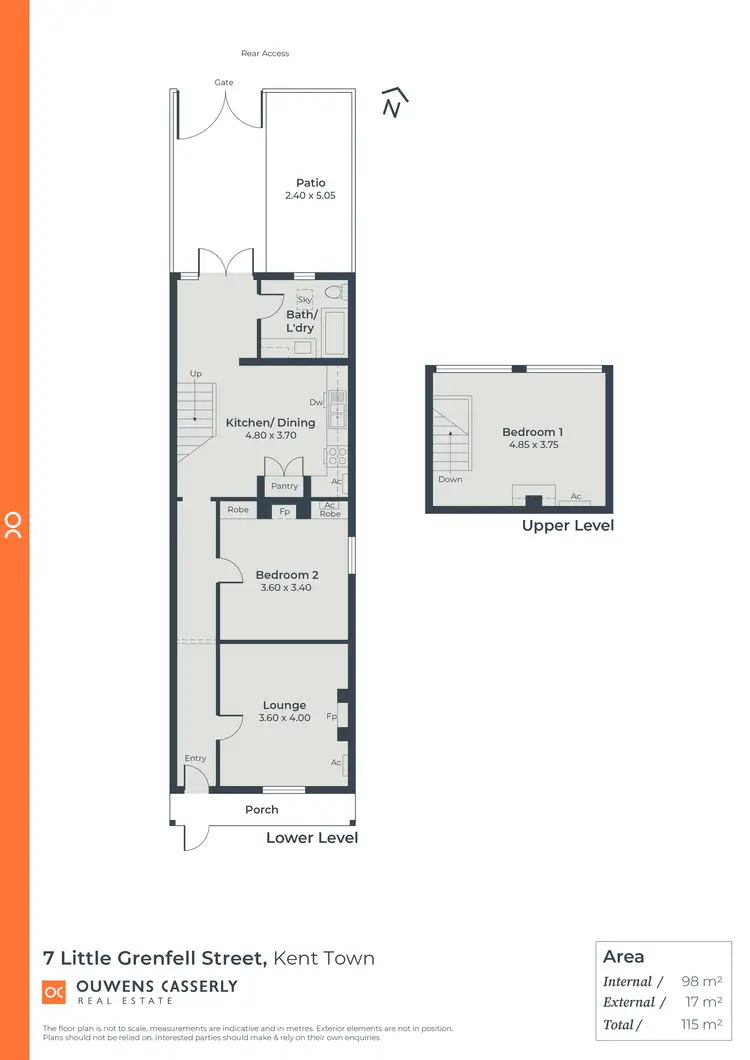 Floorplan of Homely house listing, 7 Little Grenfell Street, Kent Town SA 5067