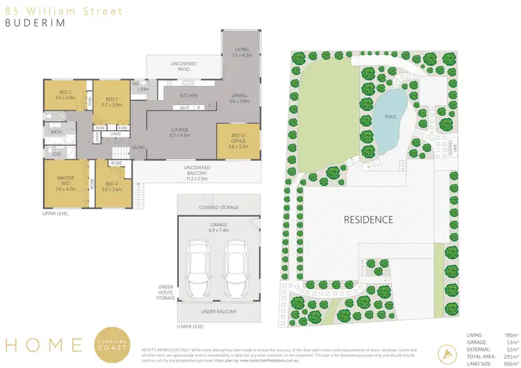 Floorplan of Homely house listing, 85 William Street, Buderim QLD 4556