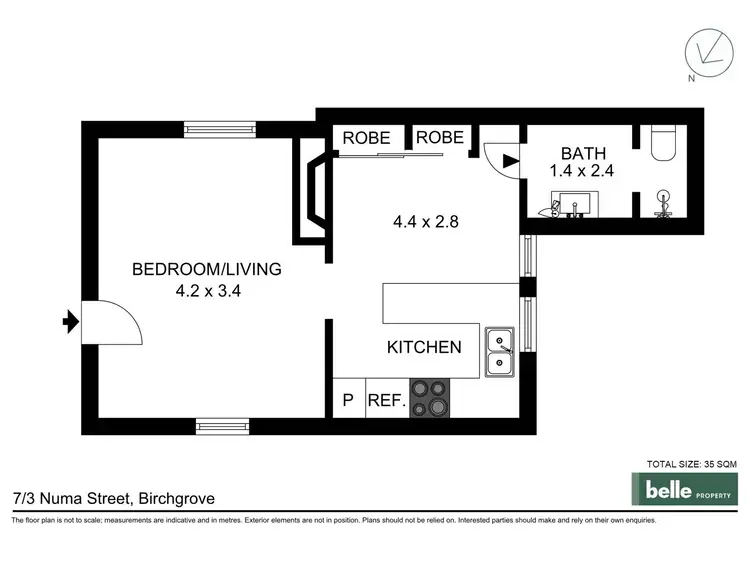 Floorplan of Homely unit listing, 7/3 Numa Street, Birchgrove NSW 2041