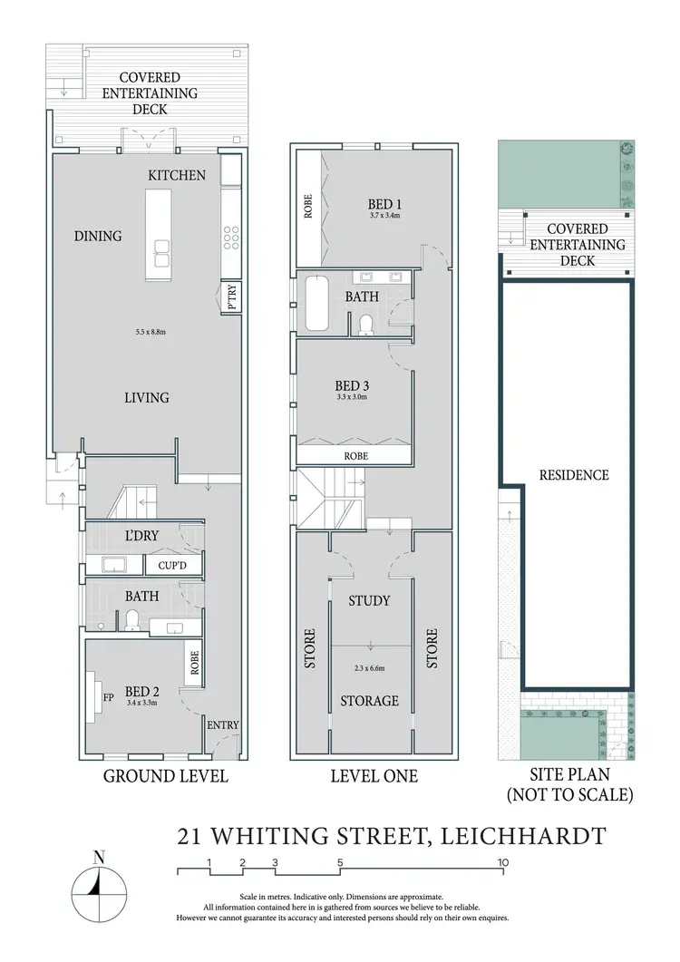 Floorplan of Homely house listing, 21 Whiting Street, Leichhardt NSW 2040