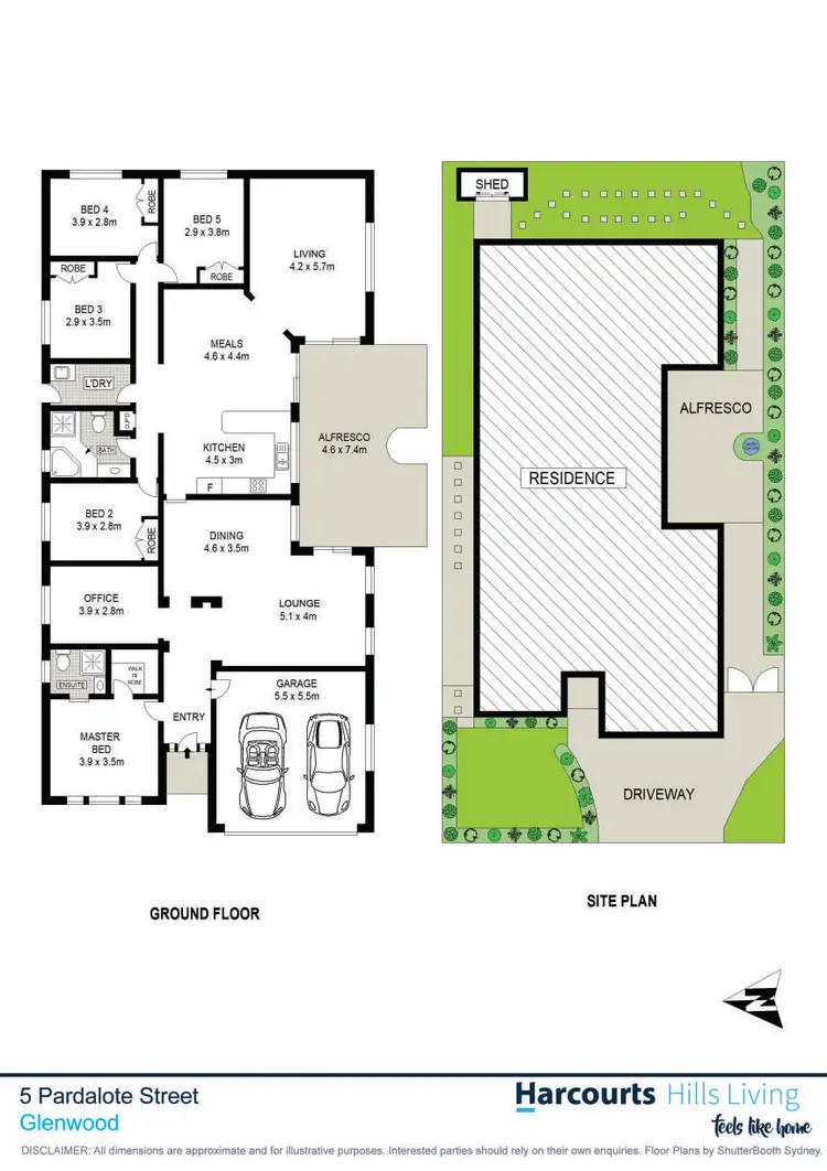 Floorplan of Homely house listing, 5 Pardalote Street, Glenwood NSW 2768