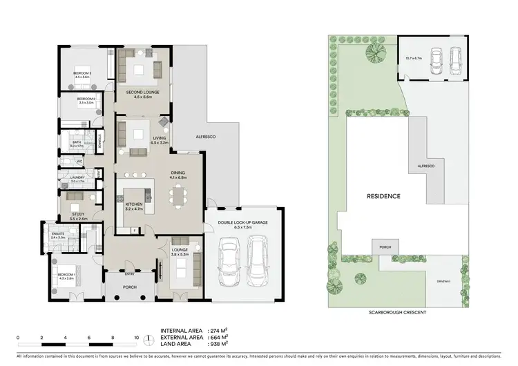 Floorplan of Homely house listing, 36 Scarborough Crescent, Alfredton VIC 3350