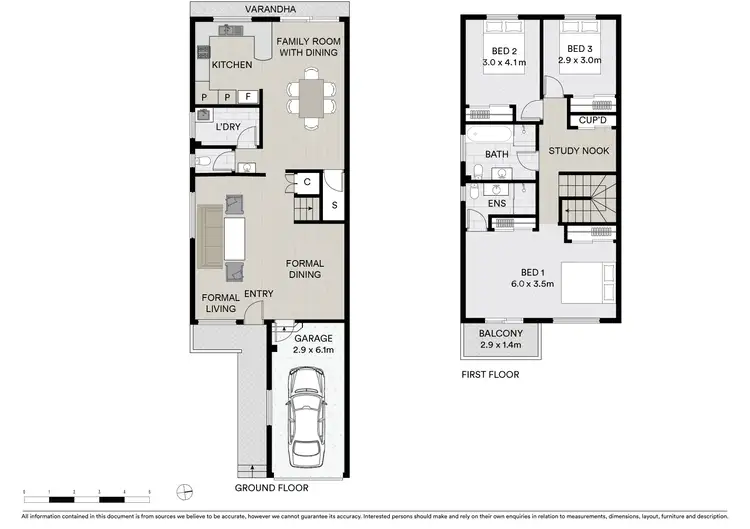 Floorplan of Homely semi-detached listing, 8B Peggy Street, Mays Hill NSW 2145