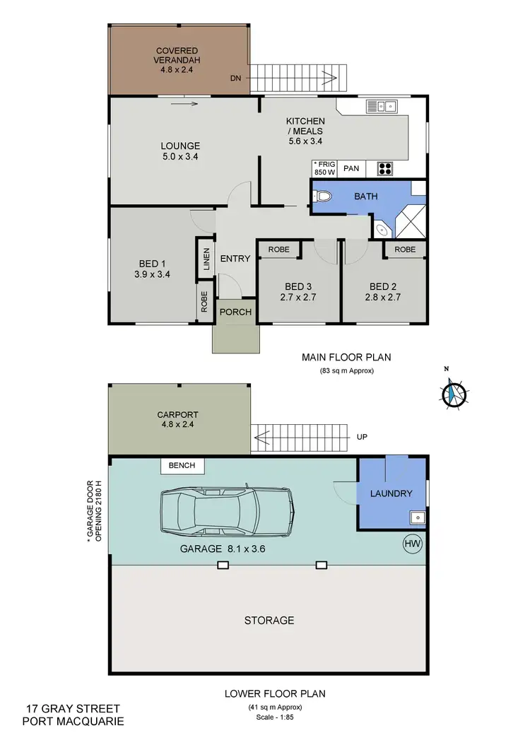 Floorplan of Homely house listing, 17 Gray Street, Port Macquarie NSW 2444
