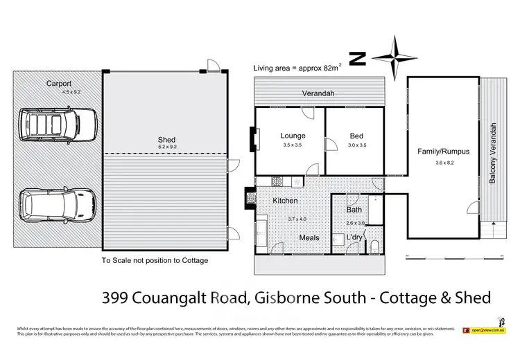 Floorplan of Homely house listing, 399 Couangalt Road, Gisborne South VIC 3437