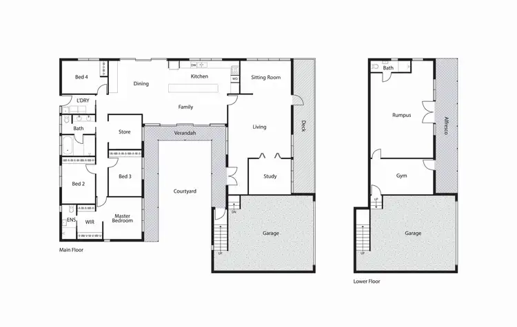 Floorplan of Homely house listing, 6 Jordon Place, Spence ACT 2615