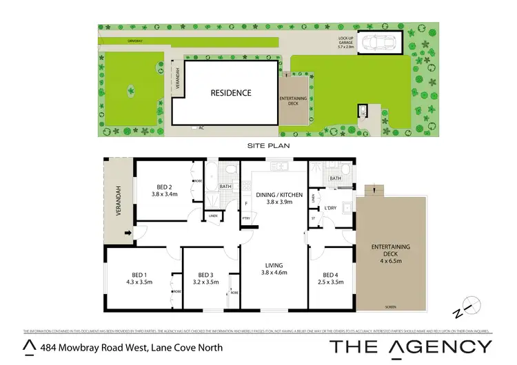 Floorplan of Homely house listing, 484 Mowbray Road, Lane Cove North NSW 2066