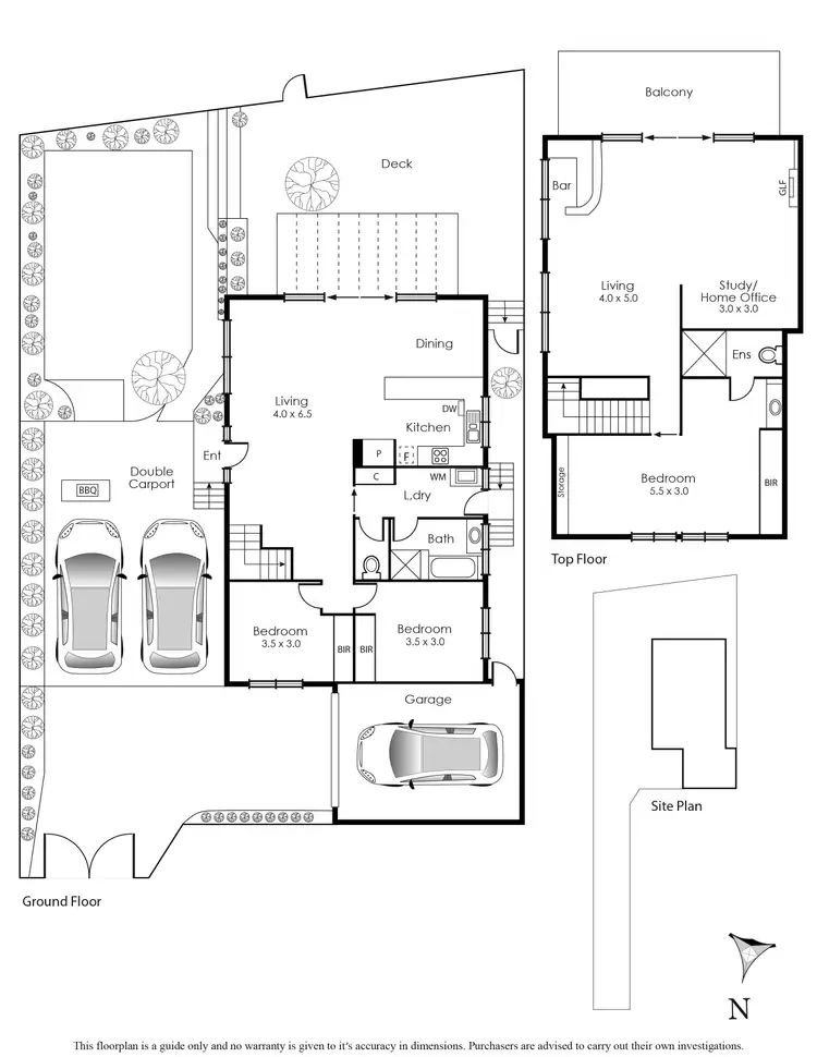 Floorplan of Homely house listing, 32B Mascot Avenue, Bonbeach VIC 3196
