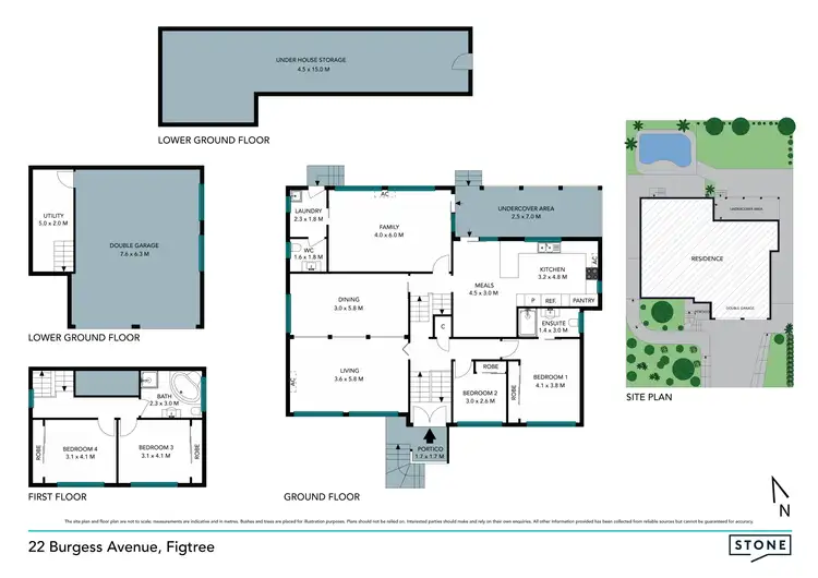 Floorplan of Homely house listing, 22 Burgess Avenue, Figtree NSW 2525