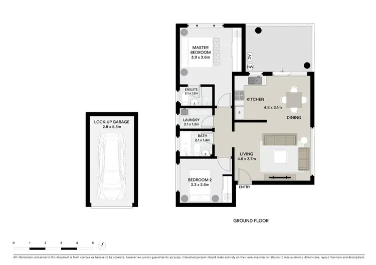 Floorplan of Homely apartment listing, 5/5 Ruth Street, Naremburn NSW 2065