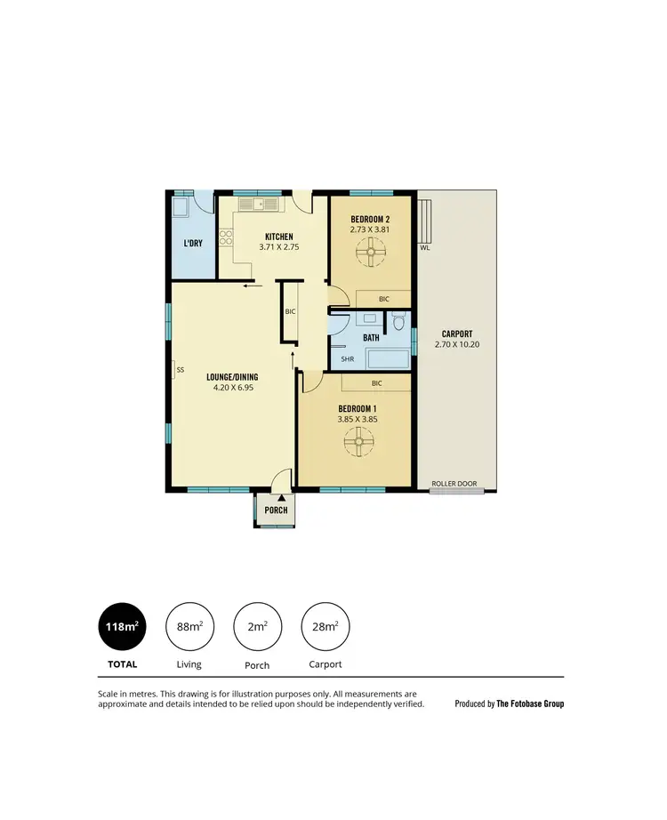 Floorplan of Homely house listing, 42 Richardson Avenue, Glenelg North SA 5045