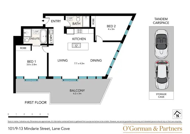 Floorplan of Homely apartment listing, 101/9-13 Mindarie Street, Lane Cove North NSW 2066