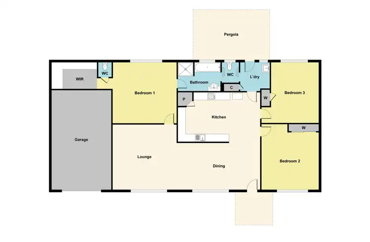 Floorplan of Homely house listing, 2/20 East Field Street, Maryborough VIC 3465