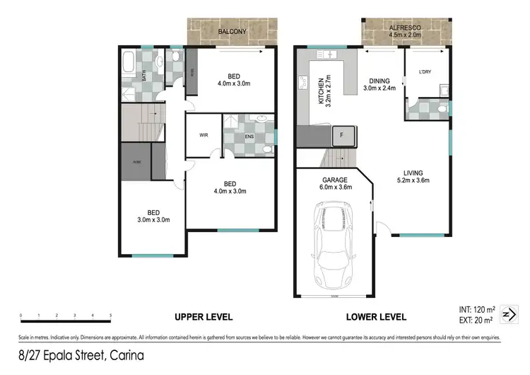 Floorplan of Homely townhouse listing, 8/27 Epala Street, Carina QLD 4152