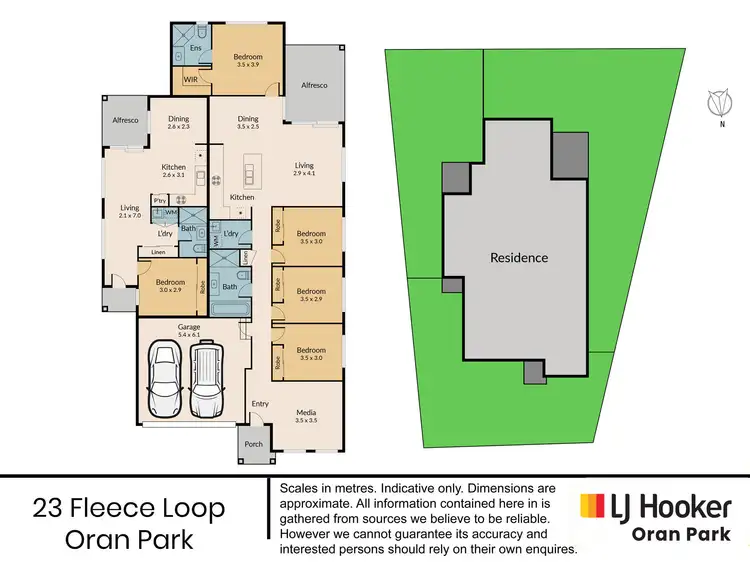Floorplan of Homely house listing, 23 Fleece Loop, Oran Park NSW 2570