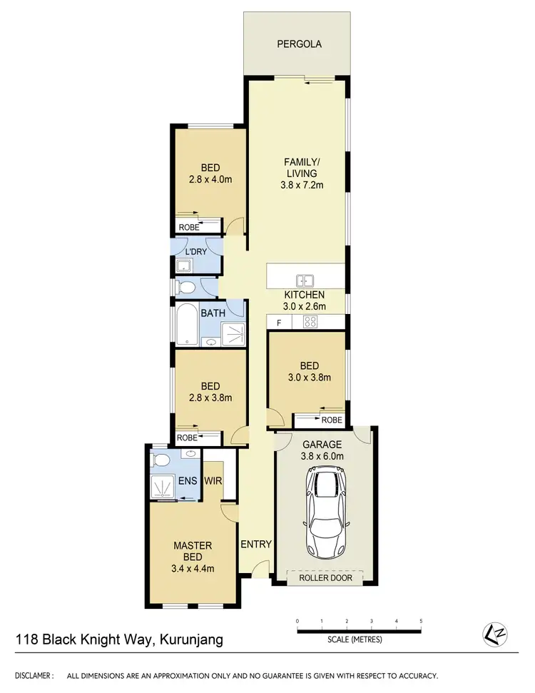 Floorplan of Homely house listing, 118 Black Knight Way, Kurunjang VIC 3337