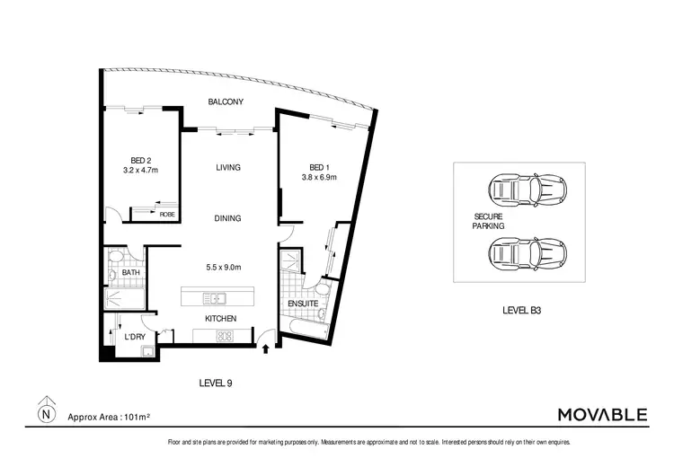 Floorplan of Homely unit listing, 904/316 Charlestown Road, Charlestown NSW 2290
