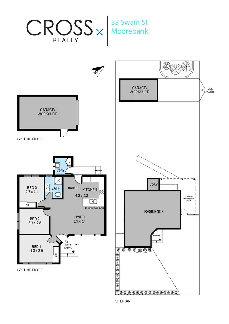Floorplan of Homely house listing, 33 Swain Street, Moorebank NSW 2170