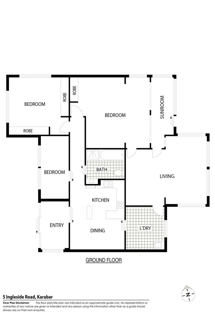 Floorplan of Homely house listing, 5 Ingleside Road, Karabar NSW 2620