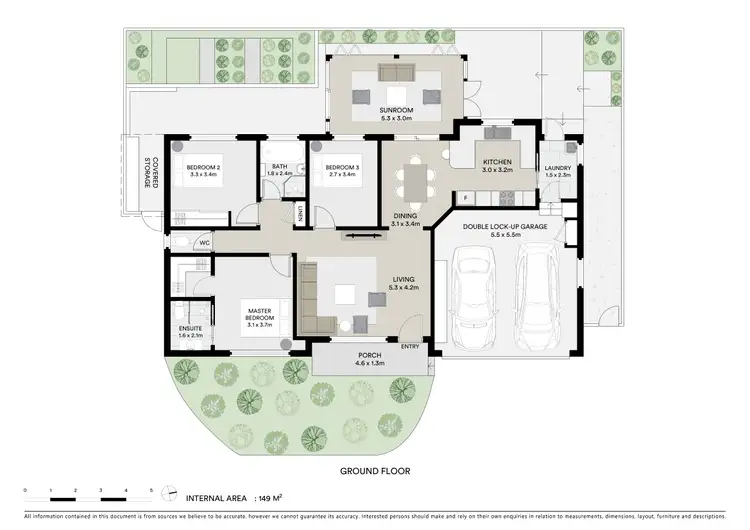 Floorplan of Homely villa listing, 3/38 Wollun Street, Como NSW 2226