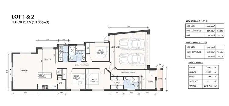 Floorplan of Homely land listing, LOT 2, 18 Curbur Avenue, Pooraka SA 5095