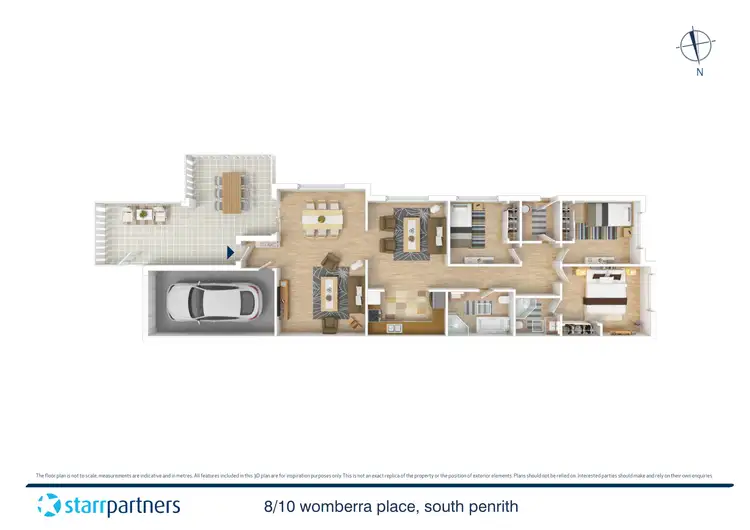Floorplan of Homely villa listing, 8/10 Womberra Place, South Penrith NSW 2750