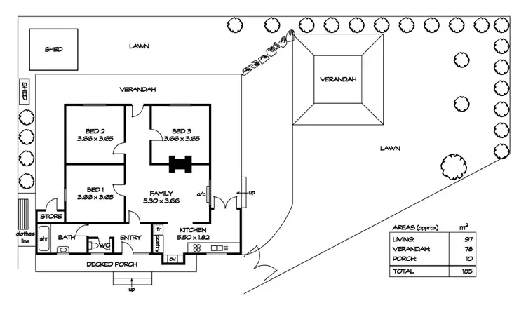 Floorplan of Homely house listing, 18 Corsair Street, Flagstaff Hill SA 5159