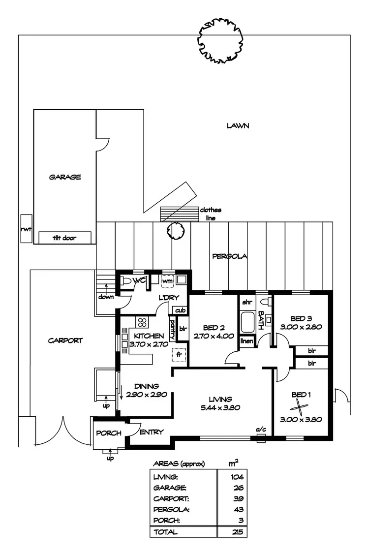 Floorplan of Homely house listing, 25 Louise Crescent, Morphett Vale SA 5162