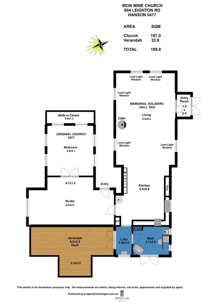 Floorplan of Homely house listing, 904 Leighton Road, Hanson SA 5417