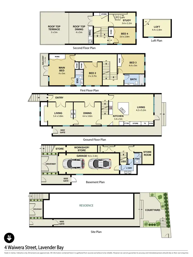Floorplan of Homely house listing, 4 Waiwera Street, Lavender Bay NSW 2060