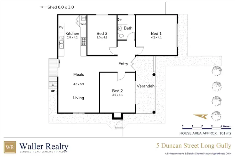 Floorplan of Homely house listing, 5 Duncan Street, Long Gully VIC 3550