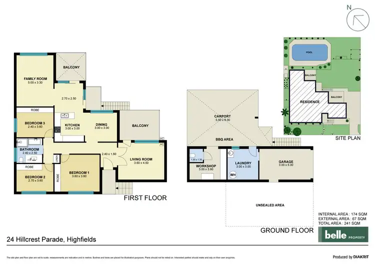 Floorplan of Homely house listing, 24 Hillcrest Parade, Highfields NSW 2289