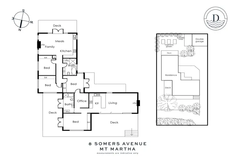 Floorplan of Homely house listing, 8 Somers Avenue, Mount Martha VIC 3934