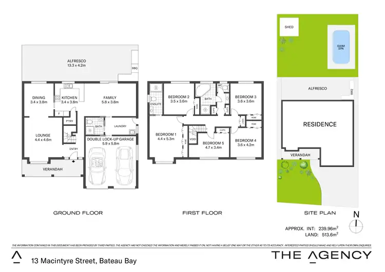 Floorplan of Homely house listing, 13 Macintyre Street, Bateau Bay NSW 2261