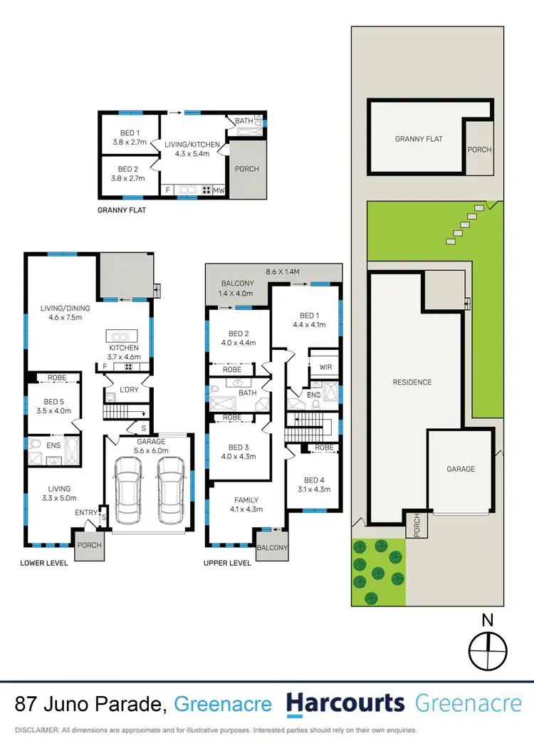 Floorplan of Homely house listing, 87 Juno Parade, Greenacre NSW 2190