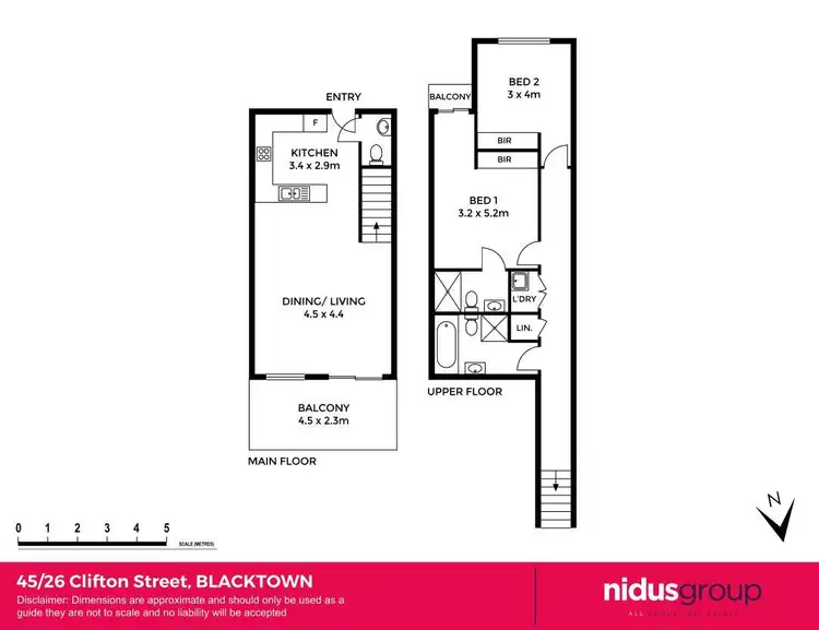 Floorplan of Homely unit listing, 45/26 Clifton Street, Blacktown NSW 2148